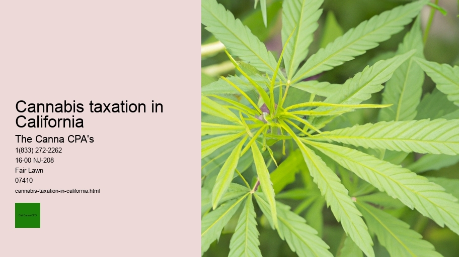 Cannabis taxation in California